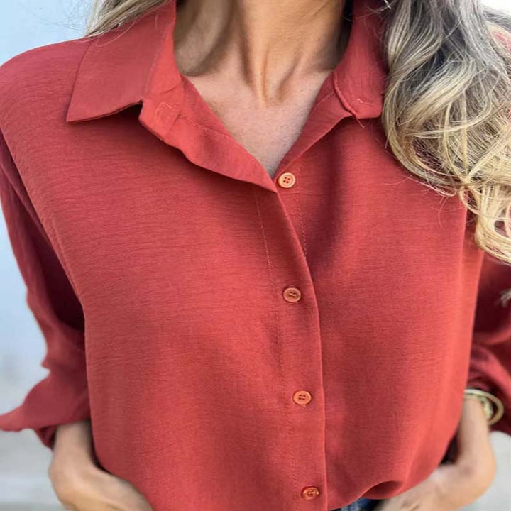 Piper Rose -  Elegant Button-Up Blouse