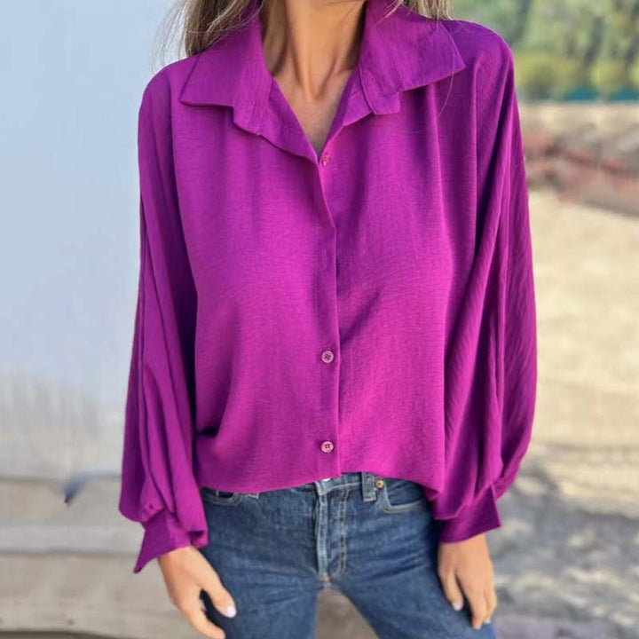 Piper Rose -  Elegant Button-Up Blouse