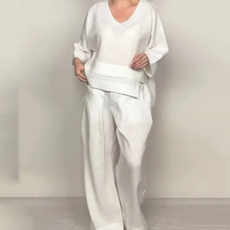 Haelisyae - Minimalist wide leg set