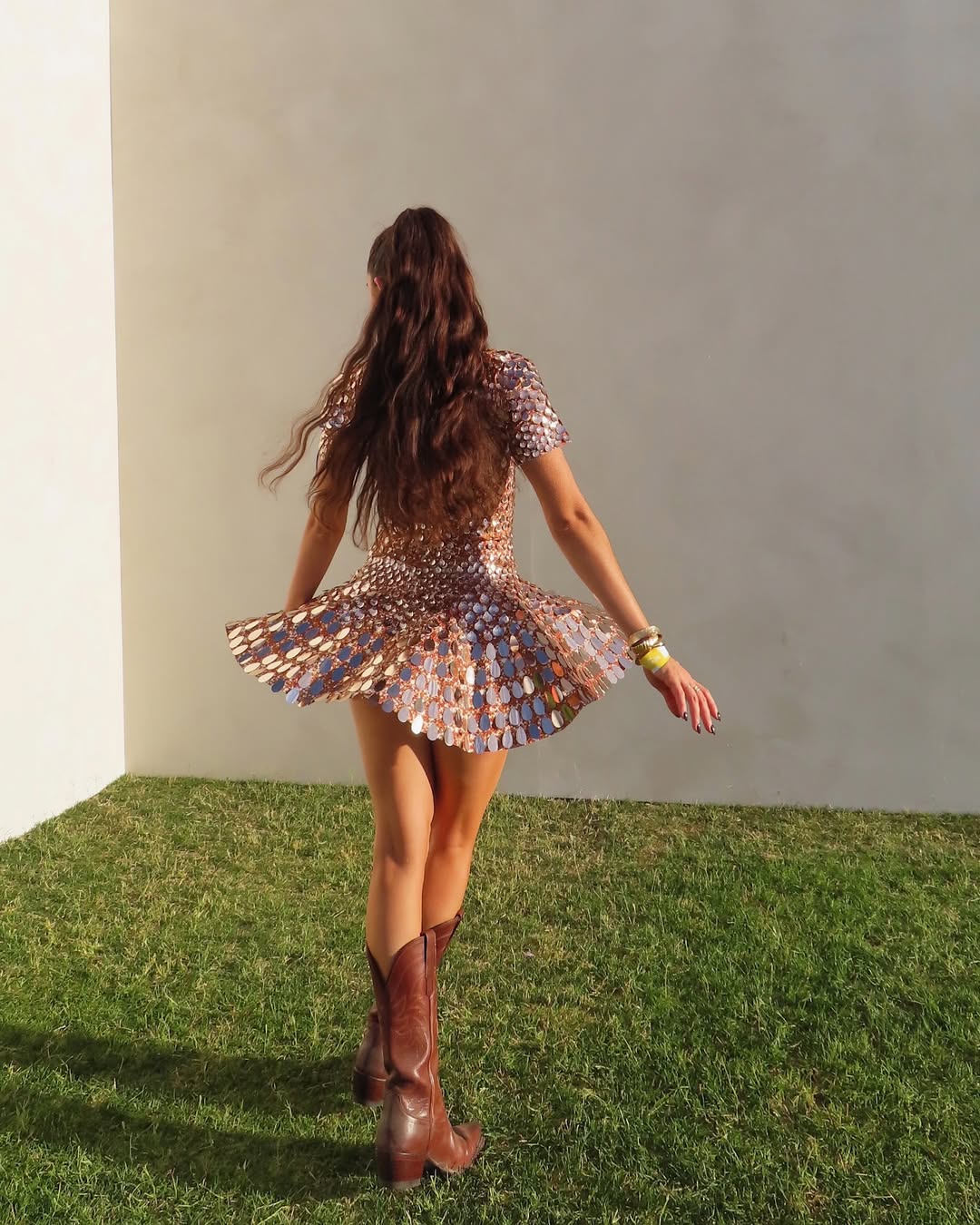 Serenity | High Neck Mini Dress