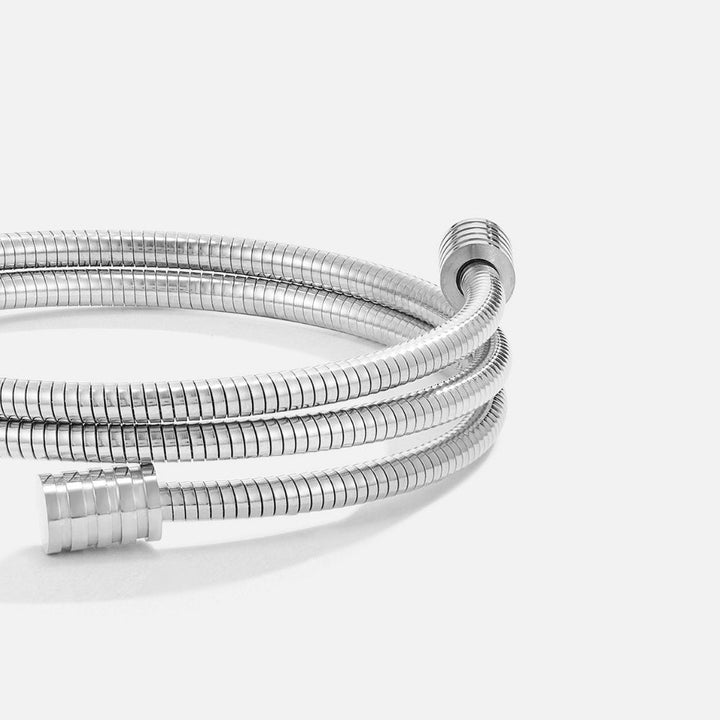 Twisted silver bracelet