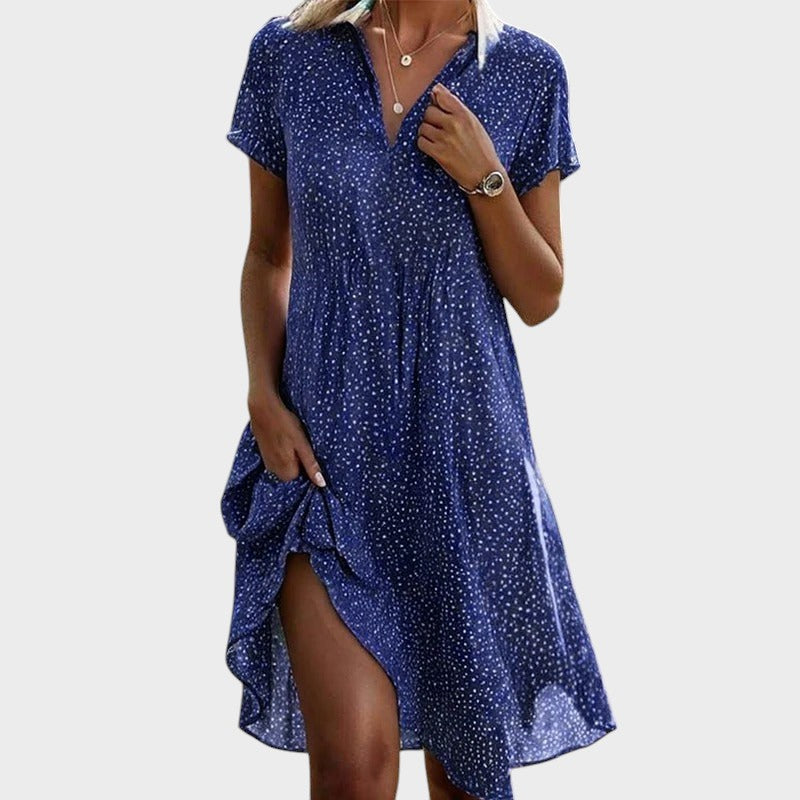 Neroli -  Midi Dress with Polka Dots