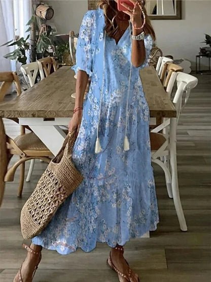Fenna - Effortless Boho Dress with Flattering Fit