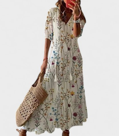 Elyssa -  Maxi Dress with Flattering Fit