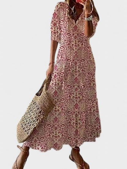 Elyssa -  Maxi Dress with Flattering Fit