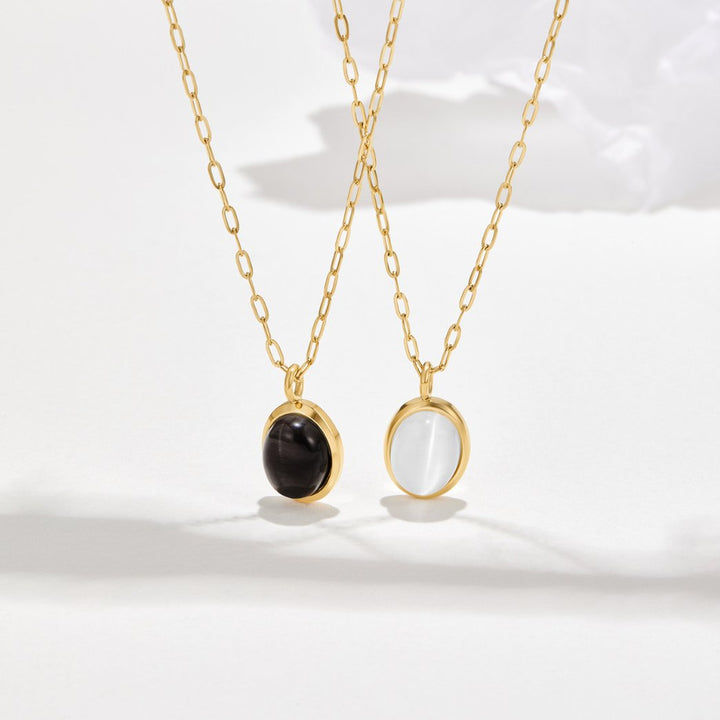 White opal necklace