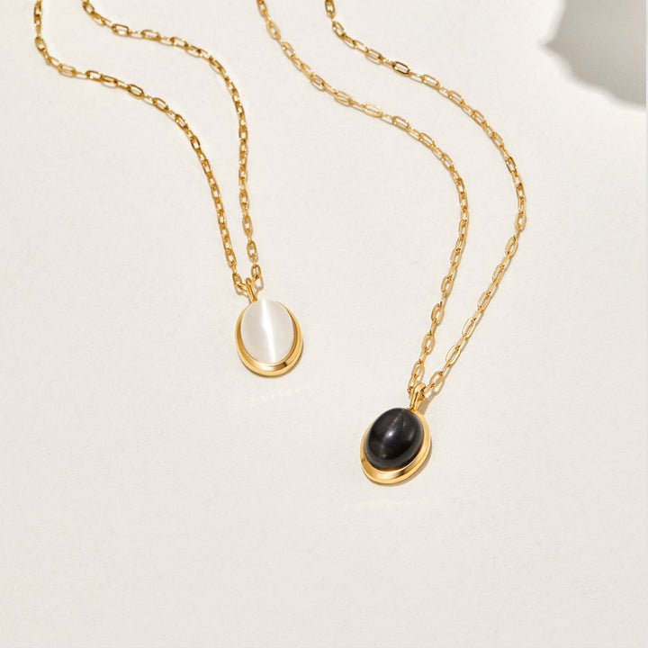 White opal necklace