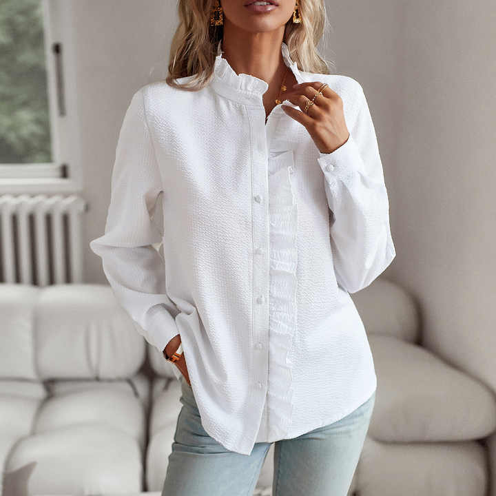 Violeta - Elegant Polo Blouse