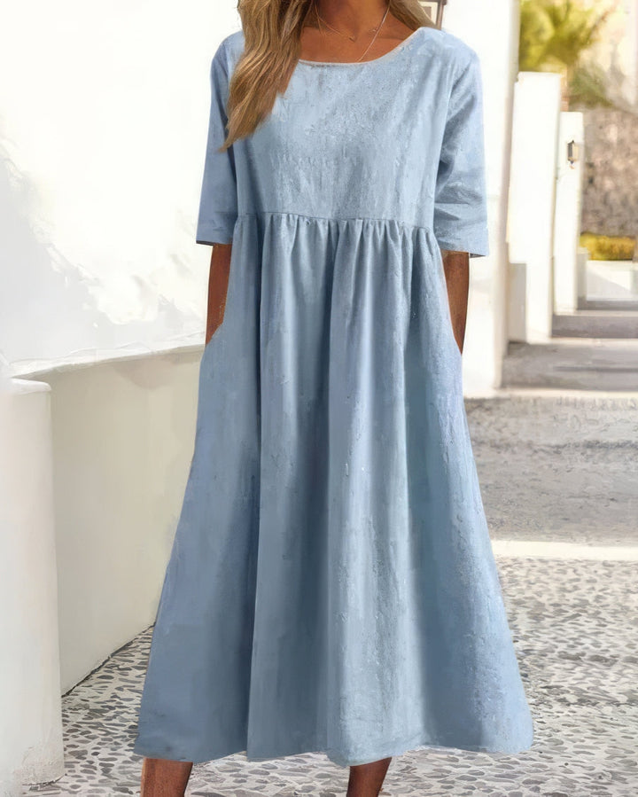 Vianne – Draped Maxi Dress
