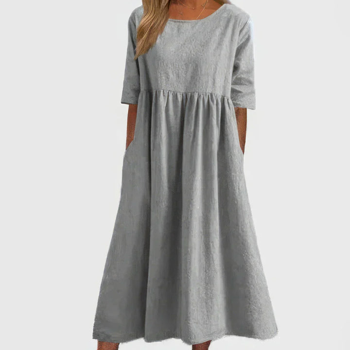 Vianne – Draped Maxi Dress