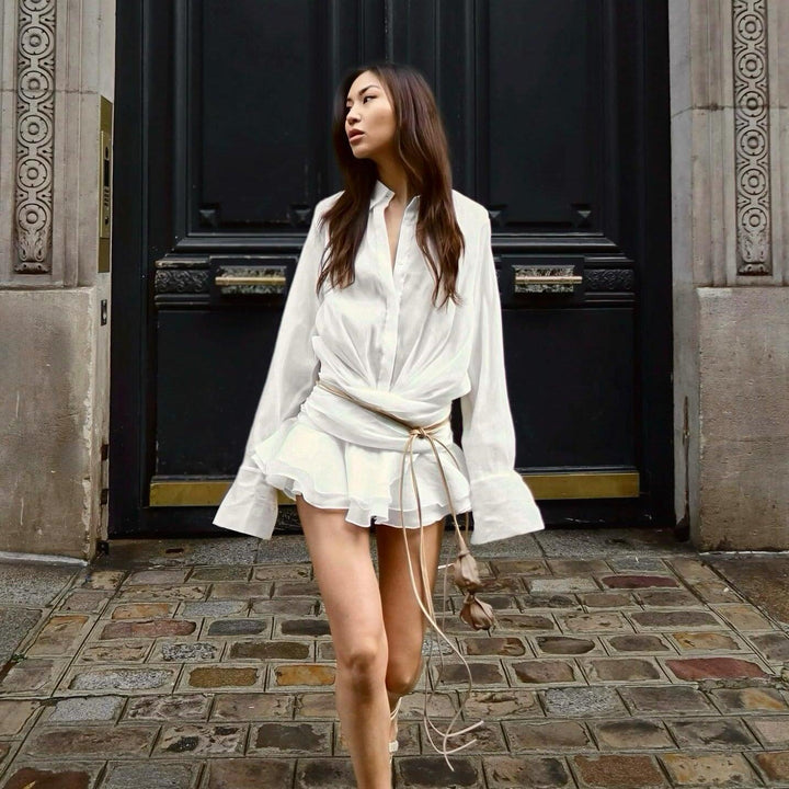 Brynlee - Pleated Mini Dress