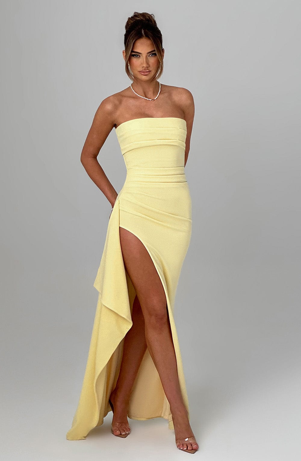 Pearson - Hochgeschnittenes Maxi-Kleid